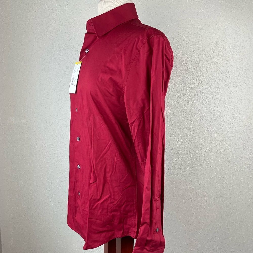NWT Structure Slim Stretch Fit Button Down Shirt - Picture 4 of 6